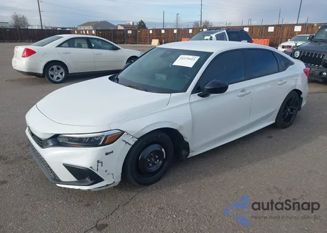 2023 Honda Civic Sport из США, поврежденный, VIN 2HGFE2F50PH518577